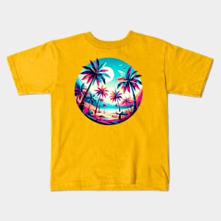 Swaying Silhouettes Kids T-Shirt